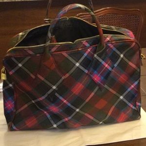 Edgy! Plaid! Vivienne Westwood top class briefcase